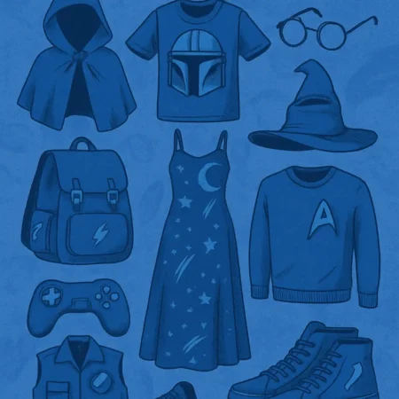 10 Koleksi Fashion Geek yang Terinspirasi dari Film dan Serial Populer